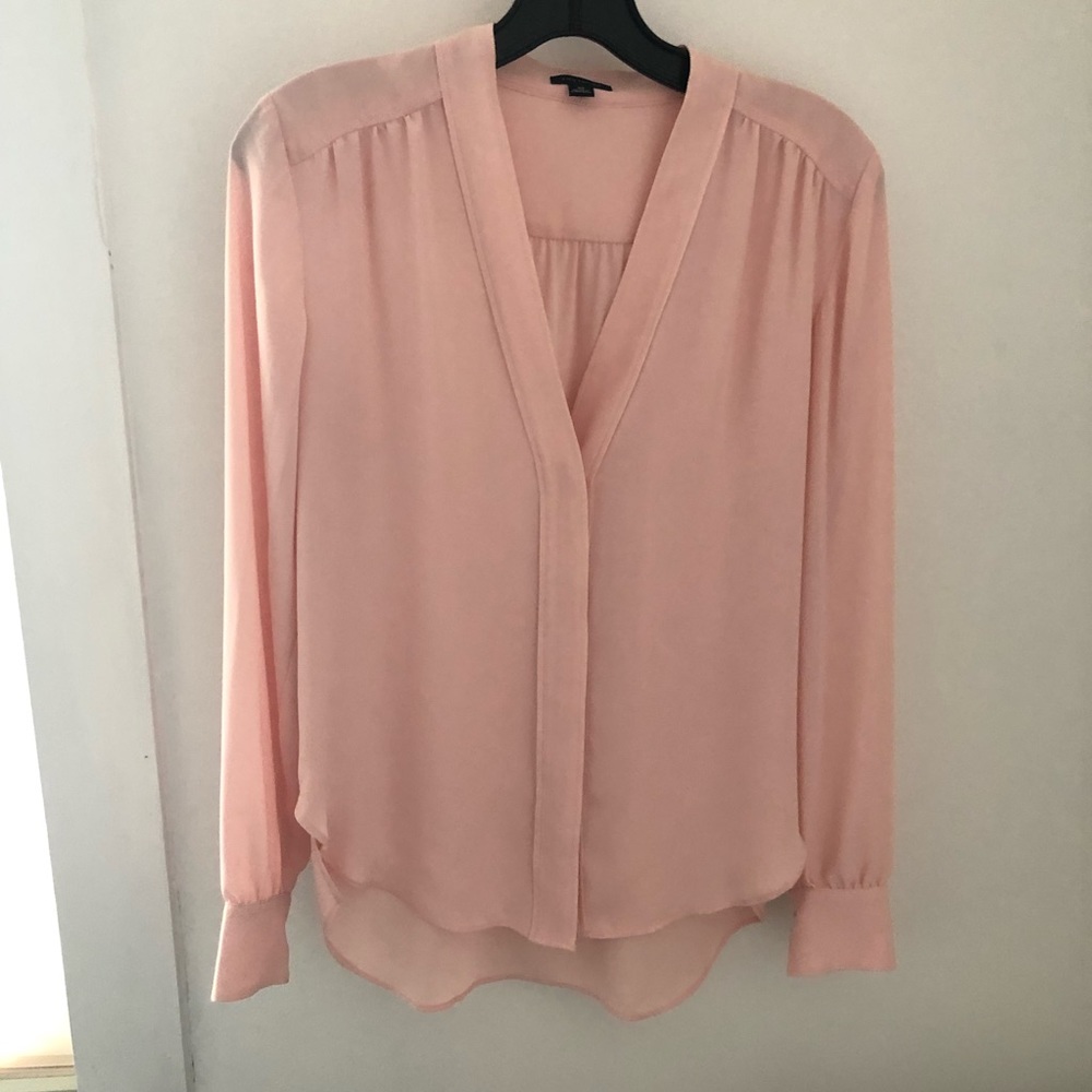 Brand new pink Ann Taylor Long Sleeve Blouse XS